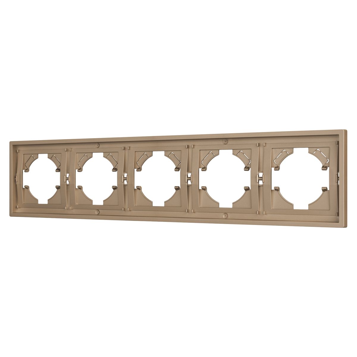 Рамка пластиковая на 5 постов Arlight FRM-TENDO-PL-5-GD 053854 в Санкт-Петербурге