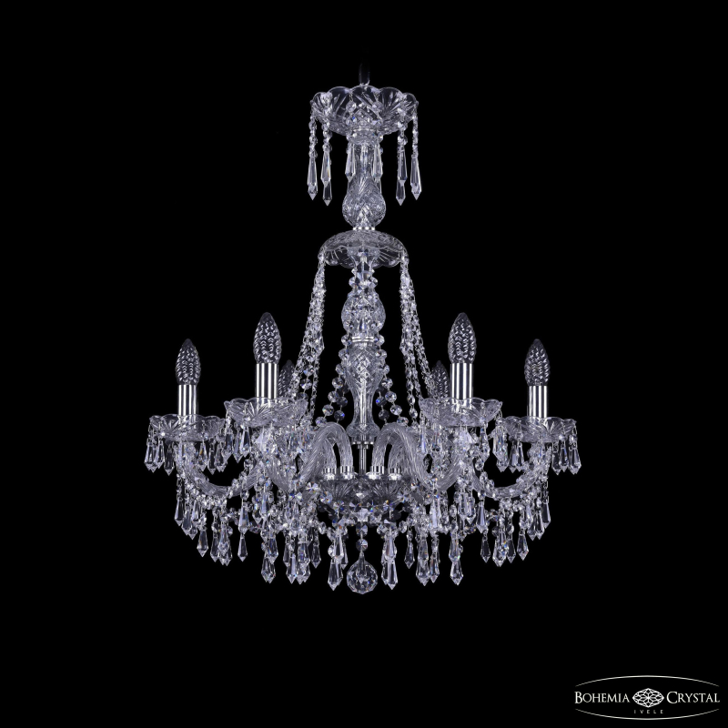 Подвесная люстра Bohemia Ivele Crystal 1403/6/195/XL-65 Ni в Санкт-Петербурге