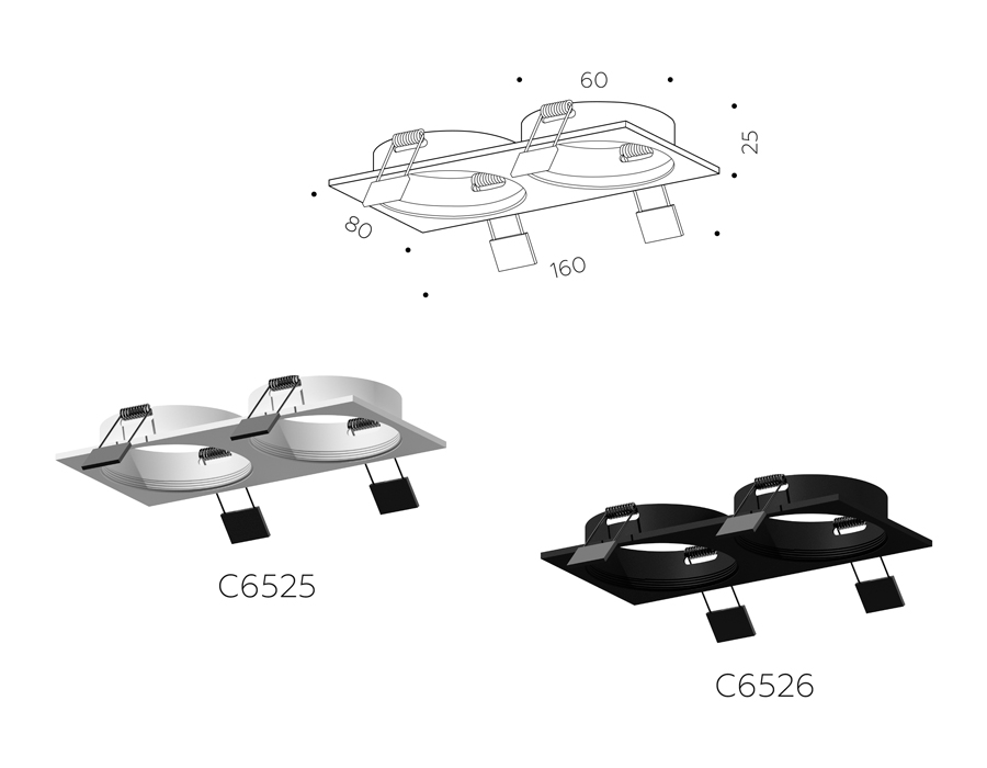 Корпус светильника Ambrella Light DIY Spot C6525 в Санкт-Петербурге