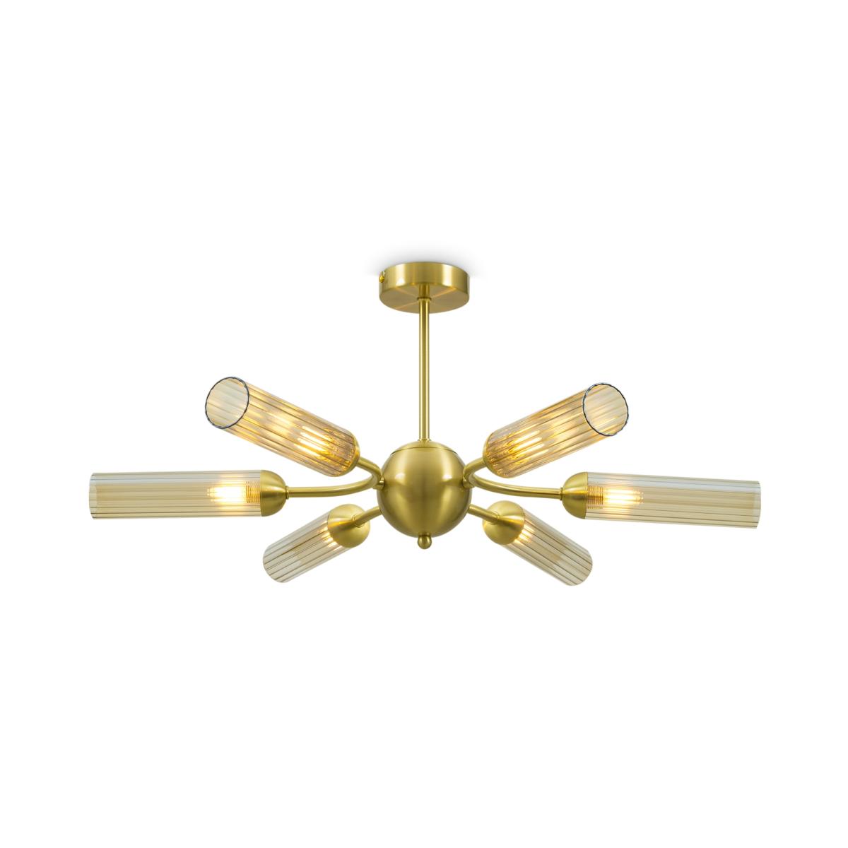 Люстра на штанге Freya Borgy FR5379CL-06G в Санкт-Петербурге