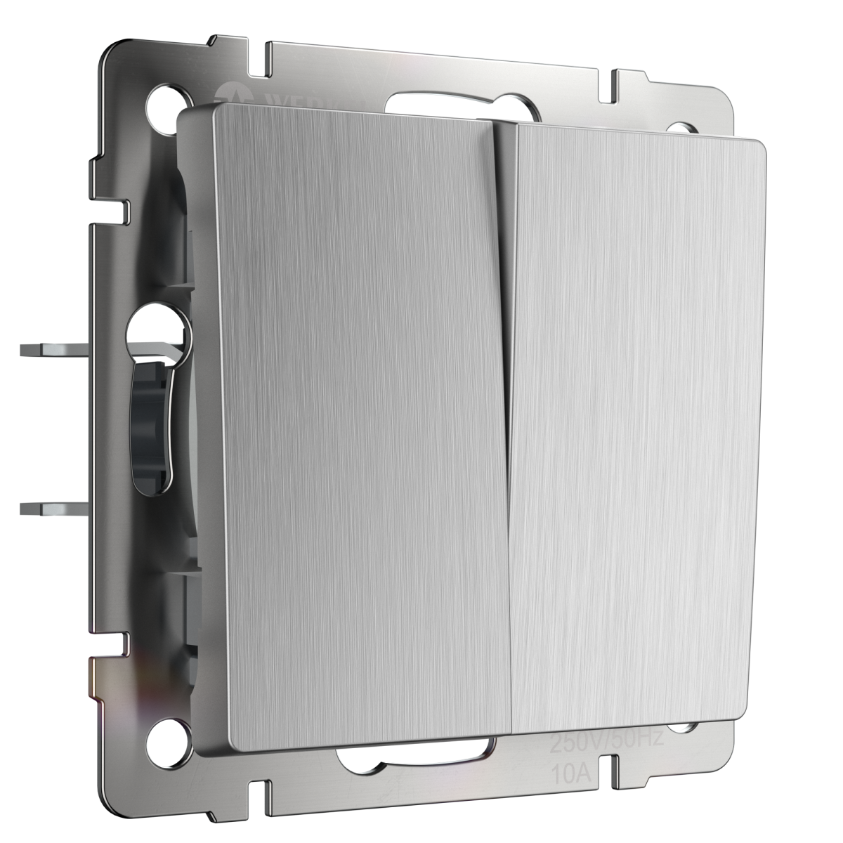 Выключатель двухклавишный Werkel W1120009 4690389157592 a050901 в Санкт-Петербурге