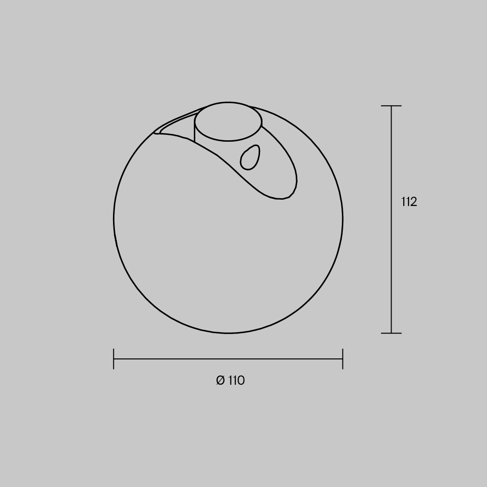 Трековый светильник Maytoni Technical Luna Arity TR236-1-5W3K-B в Санкт-Петербурге