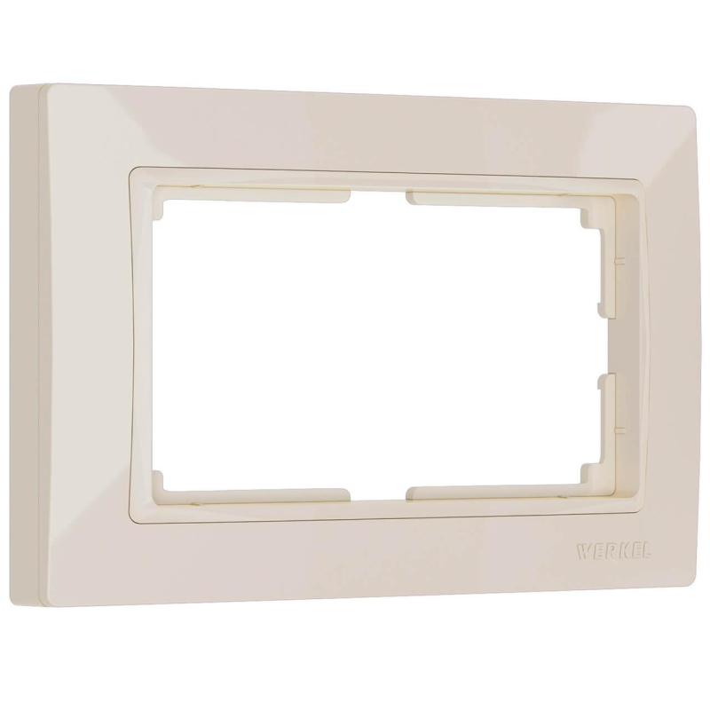 Рамка для двойной розетки Werkel Snabb basic слоновая кость W0082003 4690389161506 в Санкт-Петербурге
