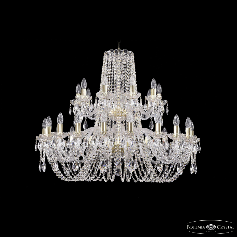 Подвесная люстра Bohemia Ivele Crystal 1402/20+10/360/2d G в Санкт-Петербурге