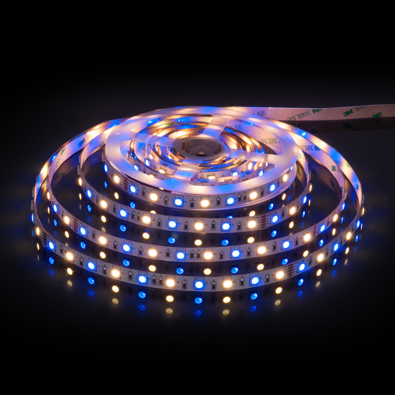 Светодиодная лента Elektrostandard 24V 14,4W 60Led 5050+5050 IP20 MIX RGB/теплый белый, 5м 4690389172250 в Санкт-Петербурге