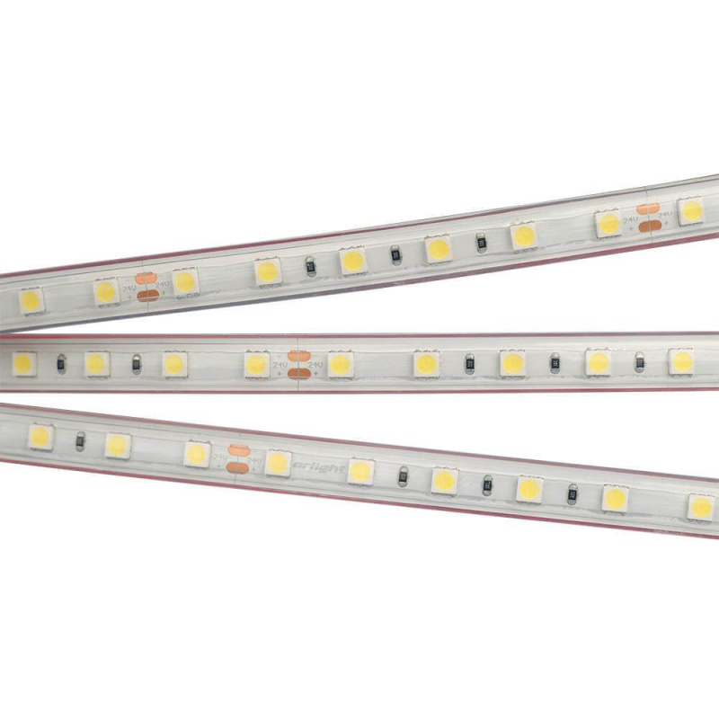 Светодиодная лента Arlight RTW 2-5000PS 24V White6000 2x (5060, 300 LED, LUX) 021399 в Санкт-Петербурге