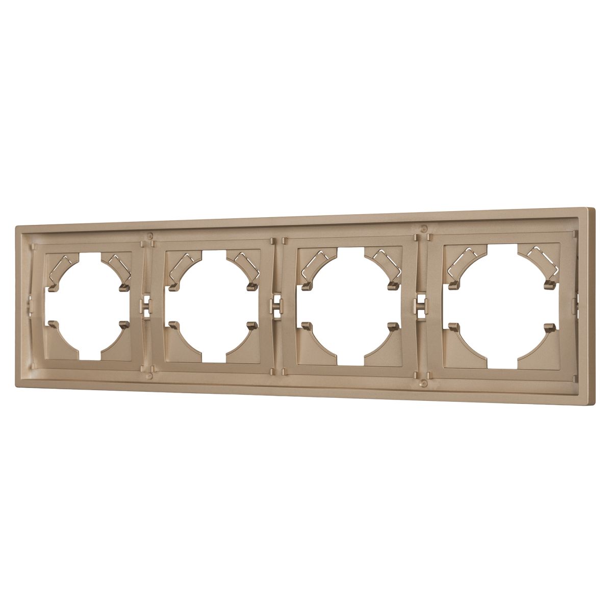 Рамка пластиковая на 4 поста Arlight FRM-TENDO-PL-4-GD 053850 в Санкт-Петербурге