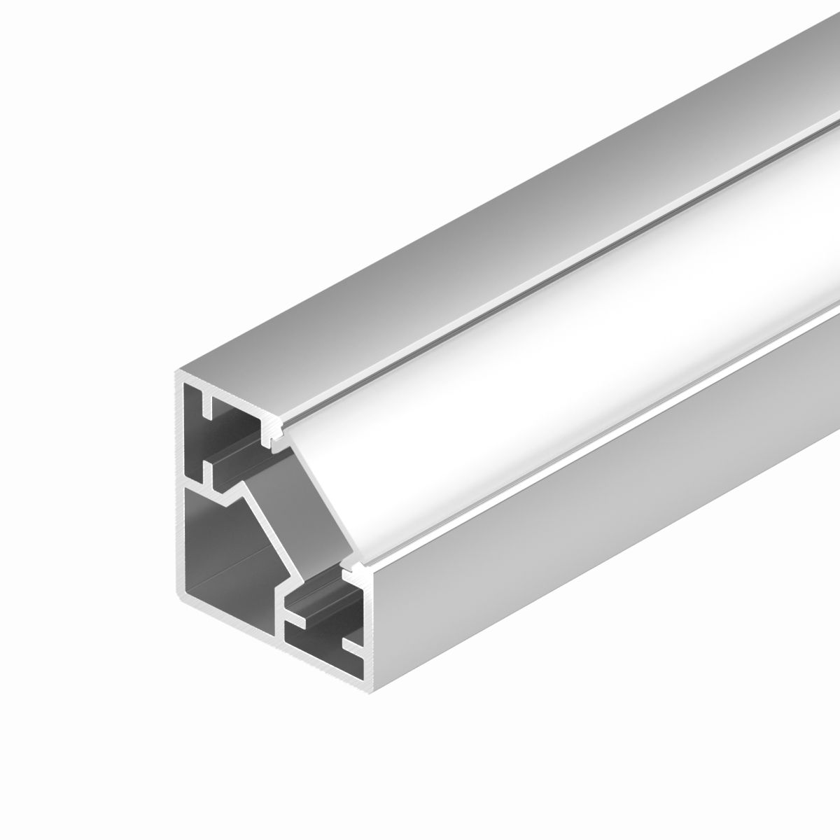 Профиль Arlight SL-KUB-DISPLAY-2525-2000 ANOD (Алюминий) 055911 в Санкт-Петербурге