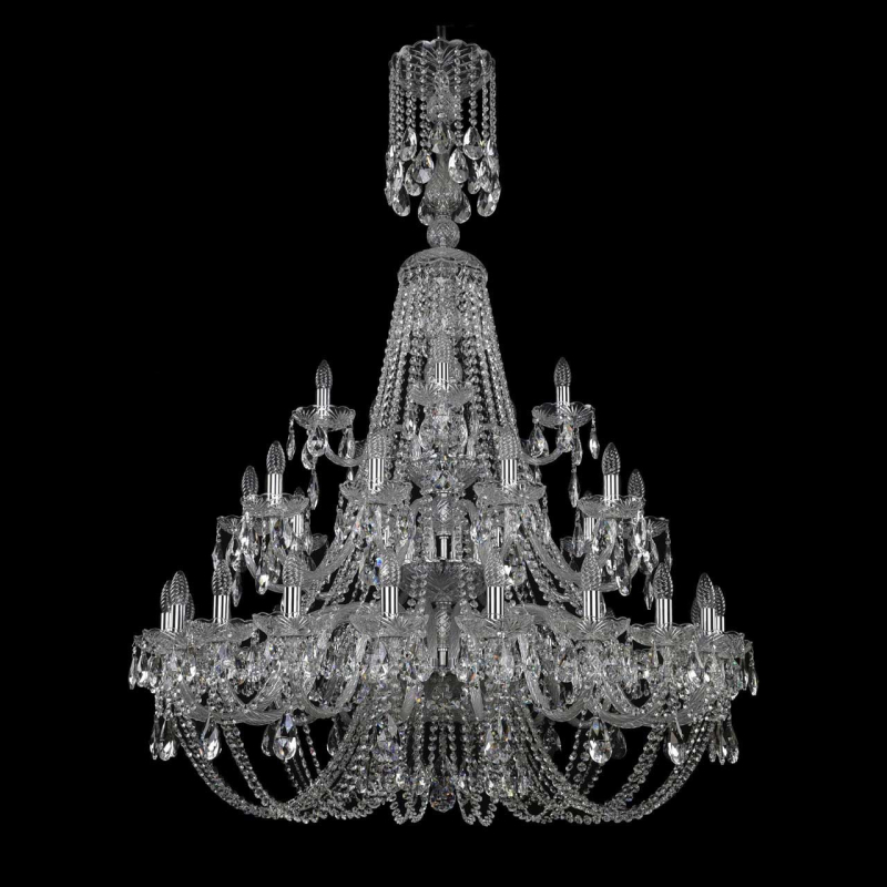 Подвесная люстра Bohemia Ivele 1406/20+10+5/400/XL-157/3d/Ni в Санкт-Петербурге