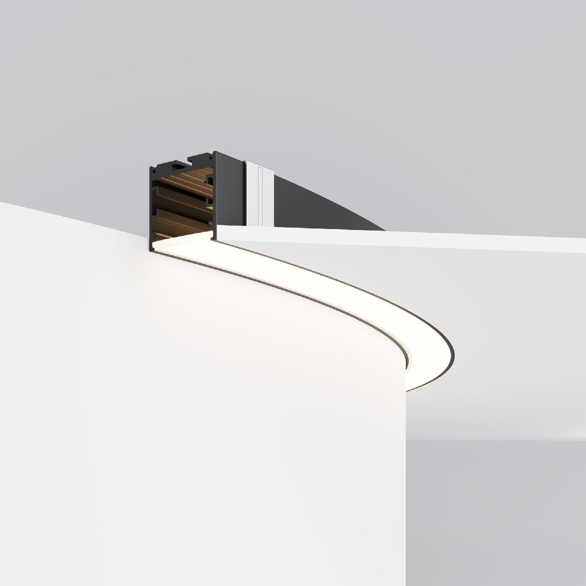 Радиусный профиль Maytoni Led strip ALM-3535R-B-D-90°-1.5M в Санкт-Петербурге