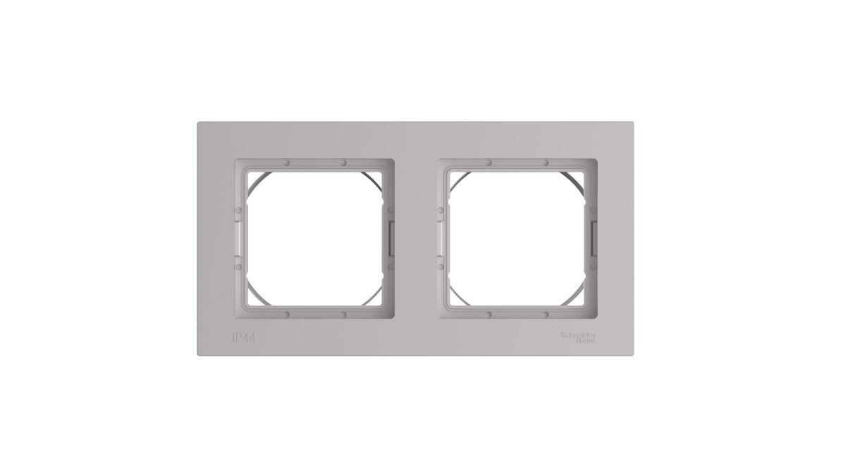 Рамка 2-ая, универсальная Systeme Electric AtlasDesign Aqua Алюминий ATN440302 в #REGION_NAME_DECLINE_PP#