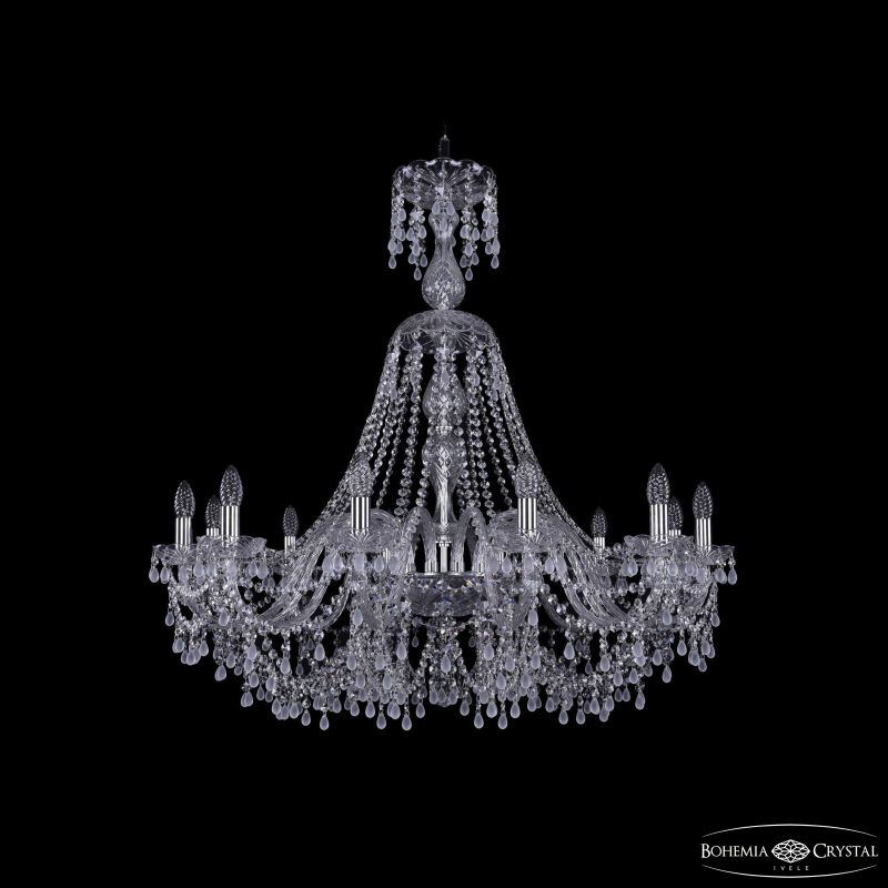 Подвесная люстра Bohemia Ivele Crystal 1410/12/360/XL-97 Ni V0300 в Санкт-Петербурге