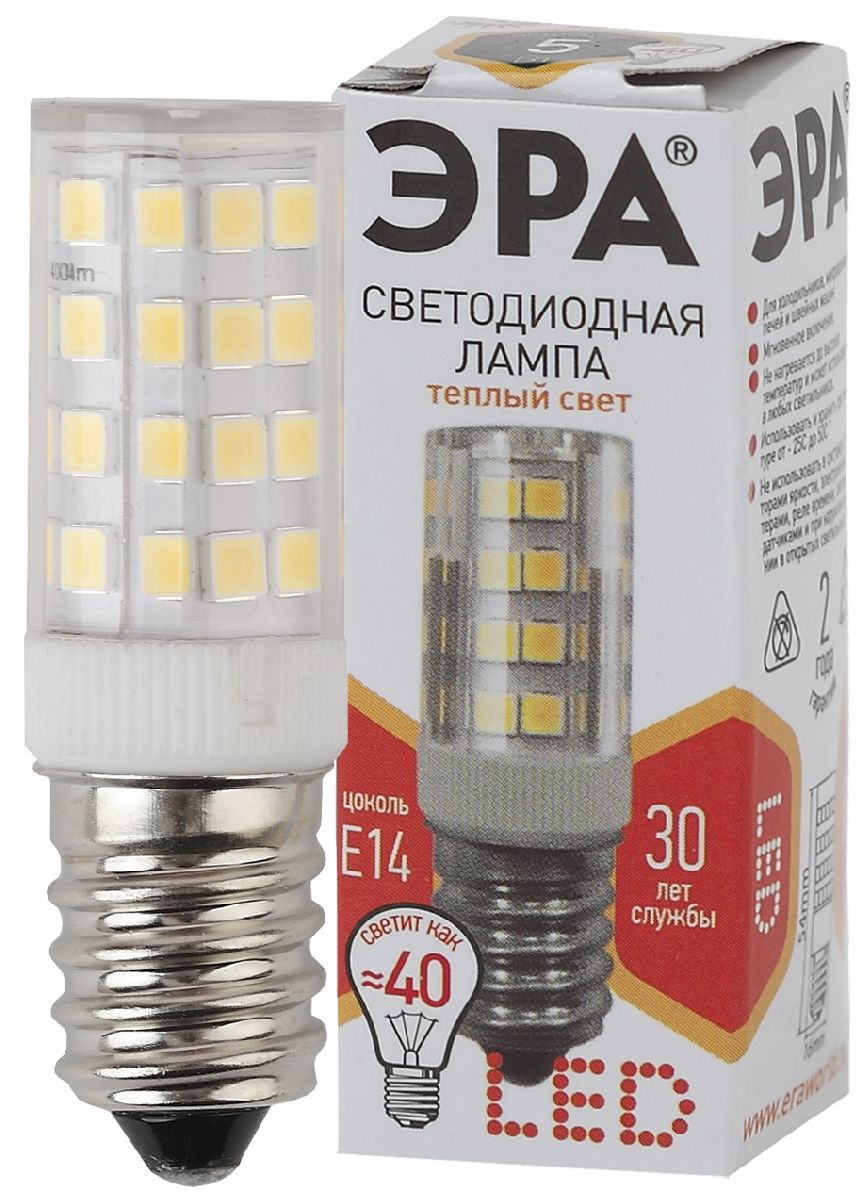 Лампа светодиодная Эра E14 5W 2700K LED T25-5W-CORN-827-E14 Б0033030 в #REGION_NAME_DECLINE_PP#