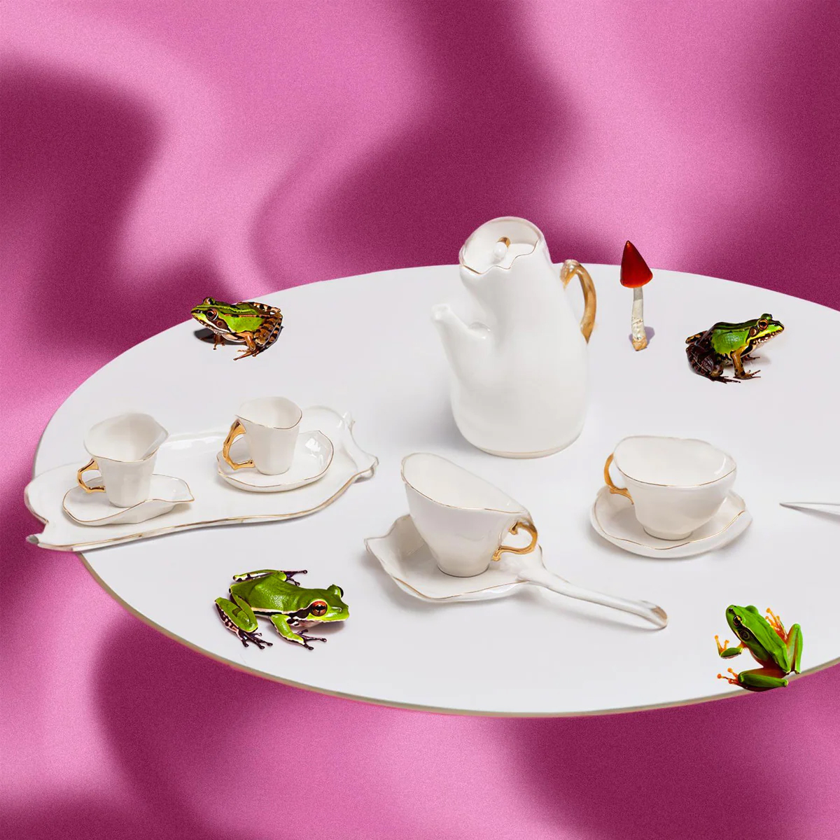 Блюдце с чашкой (2 шт.) Seletti Meltdown 9597 в Санкт-Петербурге