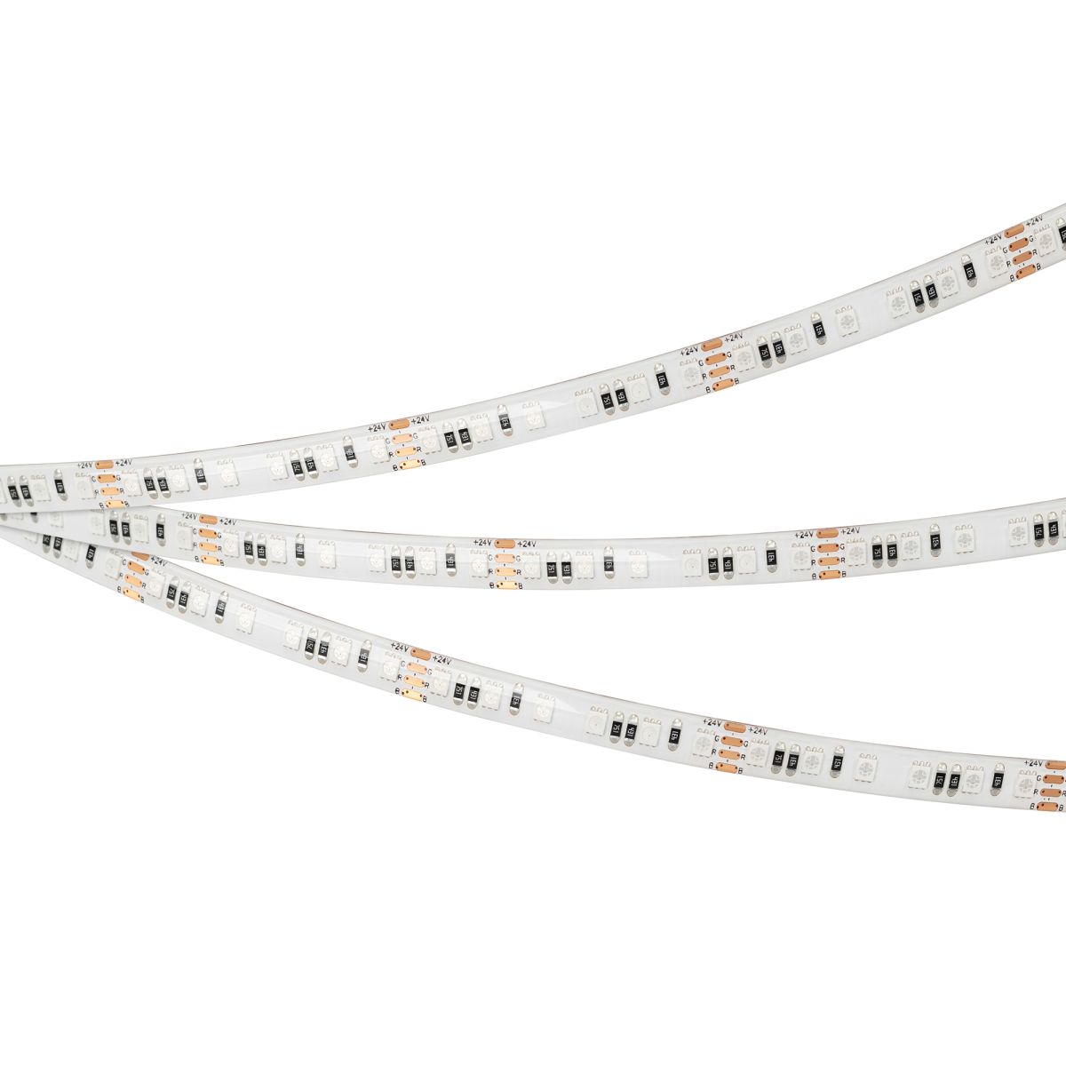 Светодиодная лента герметичная Arlight RTW-SE-A120-8mm 24V RGB (12 W/m, IP65, 5m) (5 лет) 042906(1) в Санкт-Петербурге