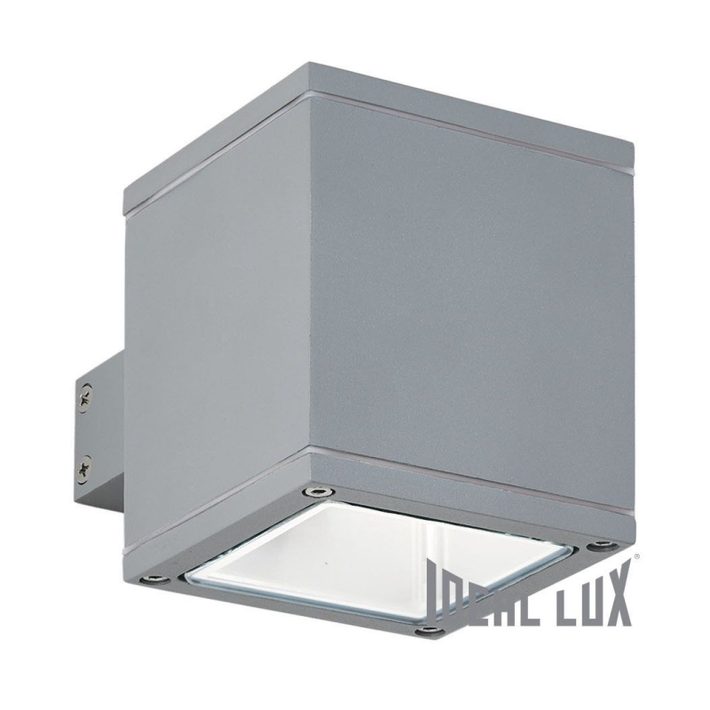 Уличный настенный светильник Ideal Lux Snif Square AP1 Grigio 118666 в Санкт-Петербурге