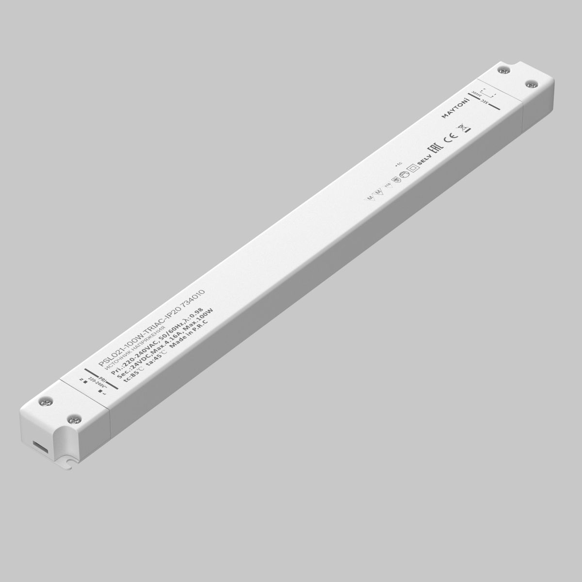 Источник напряжения Maytoni Triac 100Вт DC24В IP20 734010 в Санкт-Петербурге