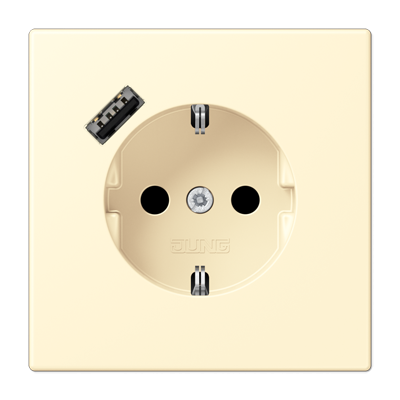 Розетка 2K+З USB Typ A Jung LC1520-18A201 в Санкт-Петербурге