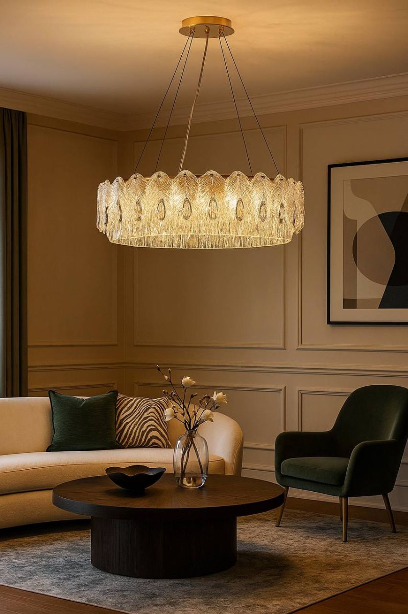 Подвесная люстра Modelux ML.7445.800 GD в #REGION_NAME_DECLINE_PP#