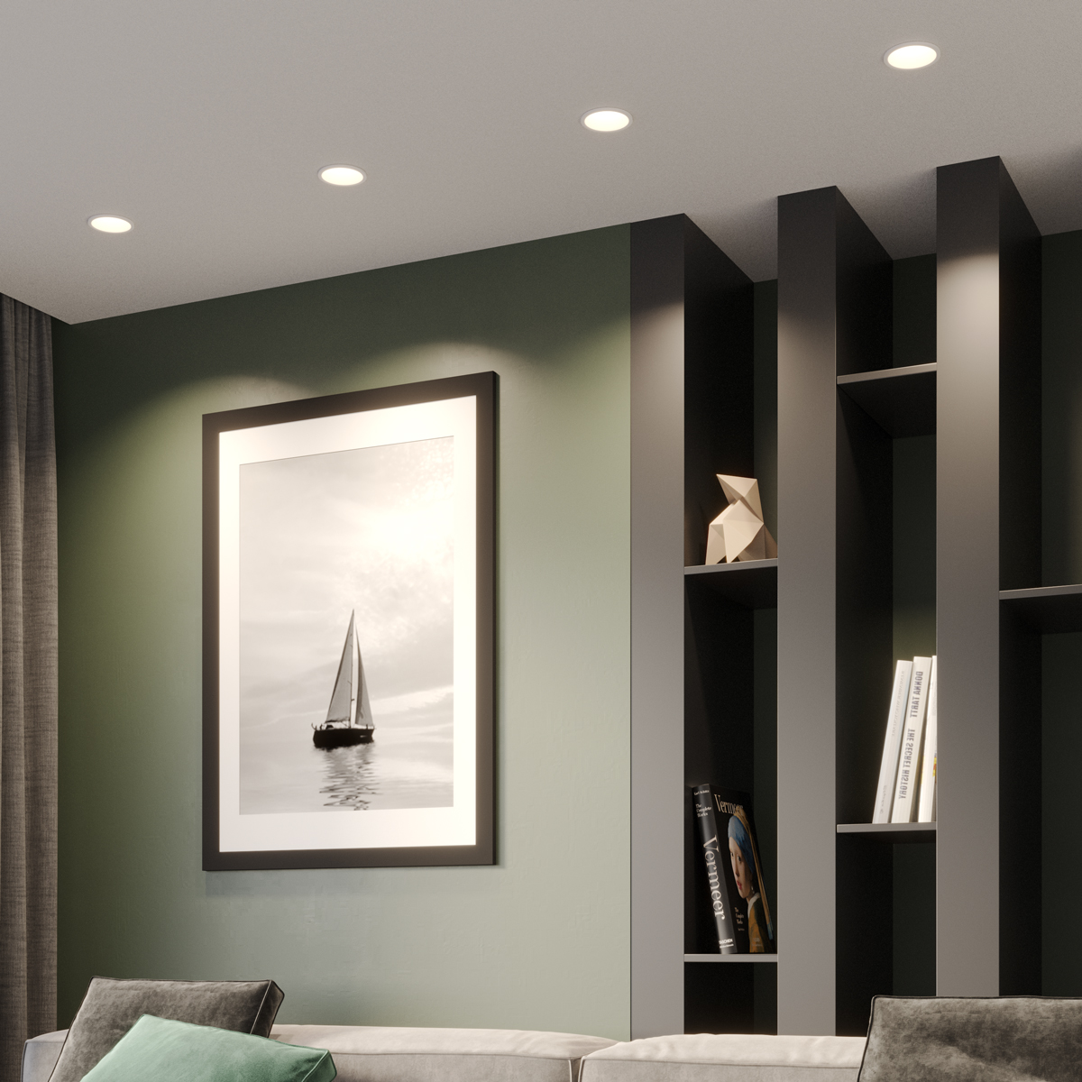 Встраиваемый светильник с переключателем цветовой температуры Novotech Wir Brillo 359862 в Санкт-Петербурге