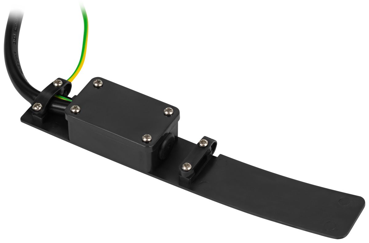 Ландшафтный светильник ЭРА Беллона GBF-103-1-BL-0650 230В Е27 IP54 черный с розеткой Б0071048 в Санкт-Петербурге