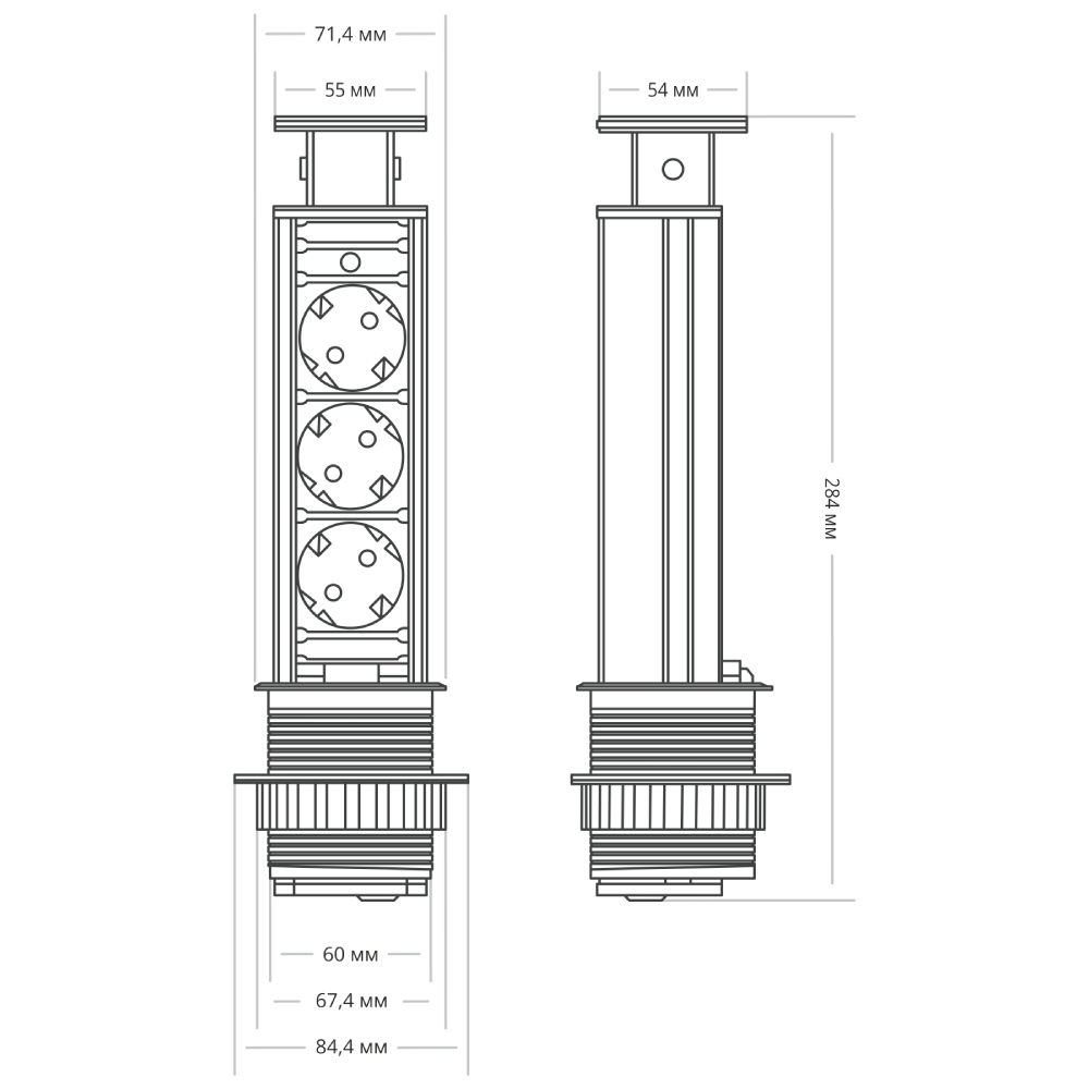 Блок розеток 105S Mebax 00-00000835 в Санкт-Петербурге