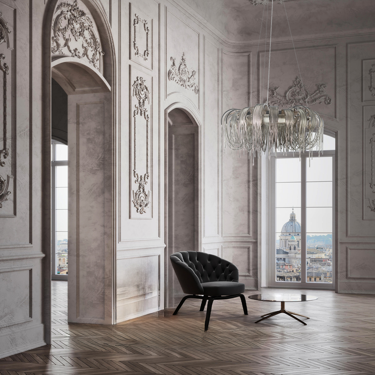 Подвесная люстра Loft IT Volver 10404/650 SN в Санкт-Петербурге