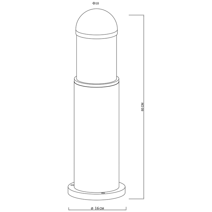 Уличный светильник Arte Lamp Coppia A5217PA-1BK в Санкт-Петербурге