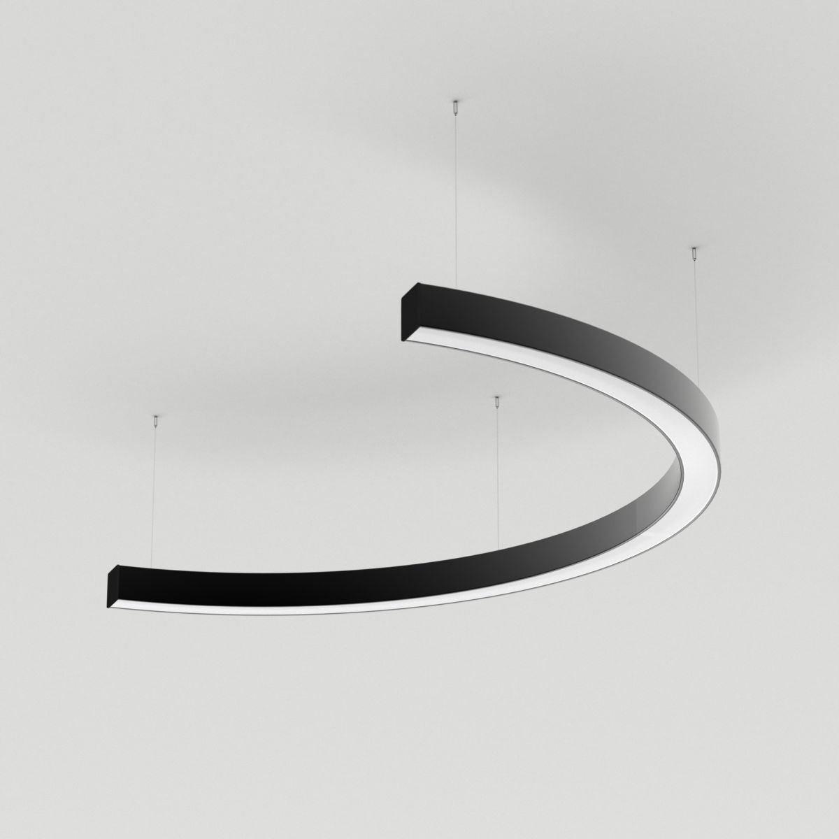 Подвесной светильник Arlight SP-LINE-HANG-ARC-C3535-D800-28W Warm3000 (BLACK, 230V) (Металл) 034016(2) в #REGION_NAME_DECLINE_PP#