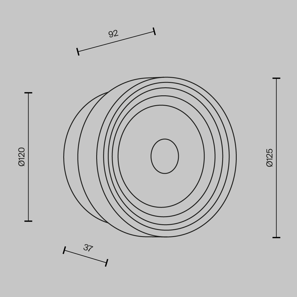 Настенный светильник Maytoni Olo MOD493WL-L6BSK2 в #REGION_NAME_DECLINE_PP#