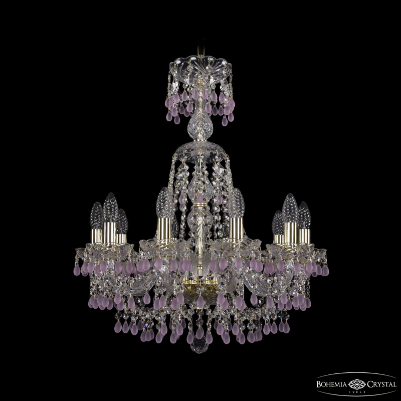 Подвесная люстра Bohemia Ivele Crystal 1410/10/195/XL-66 G V7010 в Санкт-Петербурге