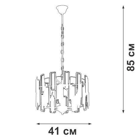 Подвесная люстра Vitaluce V5830-1/5 в Санкт-Петербурге