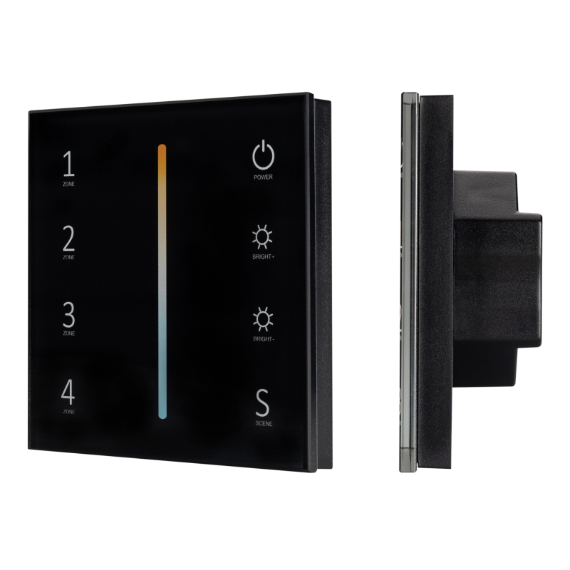 Панель Arlight Sens Smart-P43-Mix Black (230V, 4 зоны, 2.4G) 028137 в #REGION_NAME_DECLINE_PP#