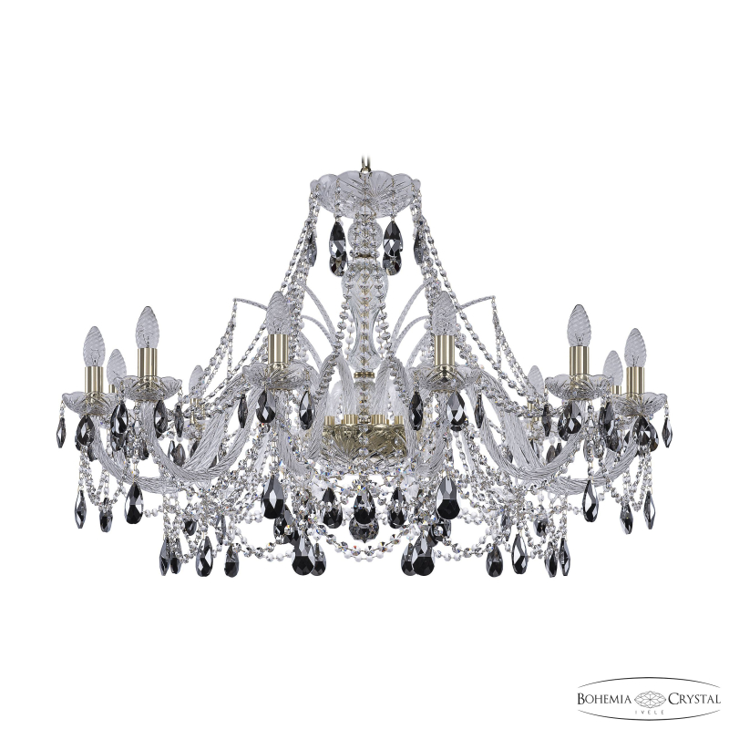 Подвесная люстра Bohemia Ivele Crystal 1411/12/360 G K781 в Санкт-Петербурге