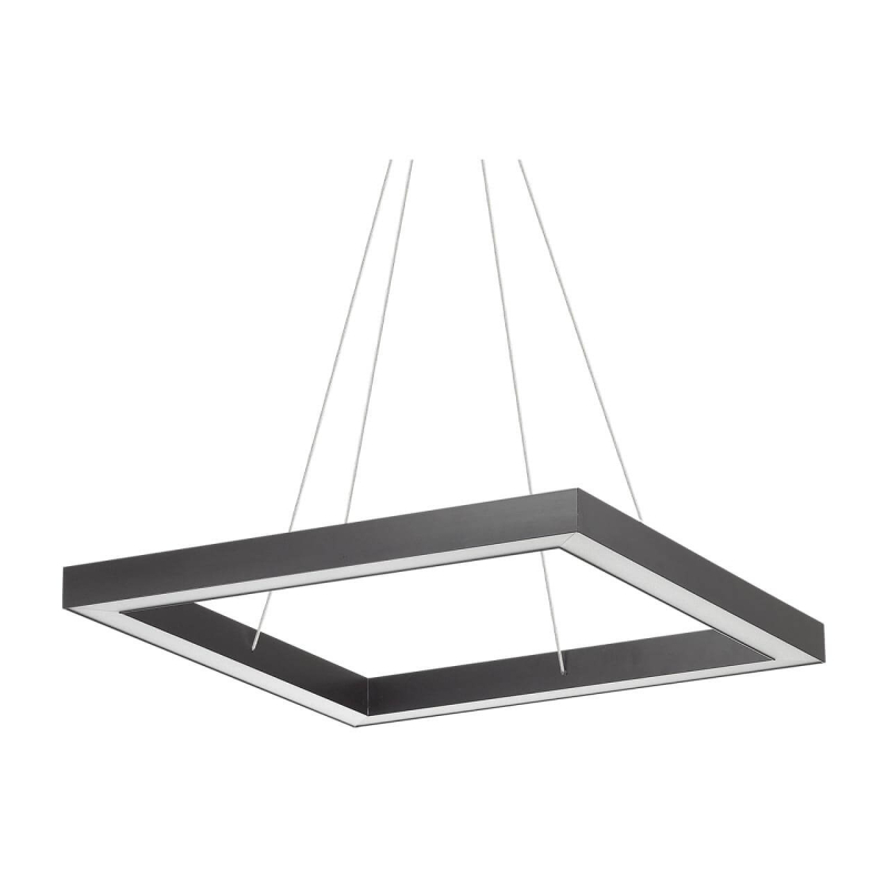 Подвесной светодиодный светильник Ideal Lux Oracle D60 Square Nero 245690 в Санкт-Петербурге