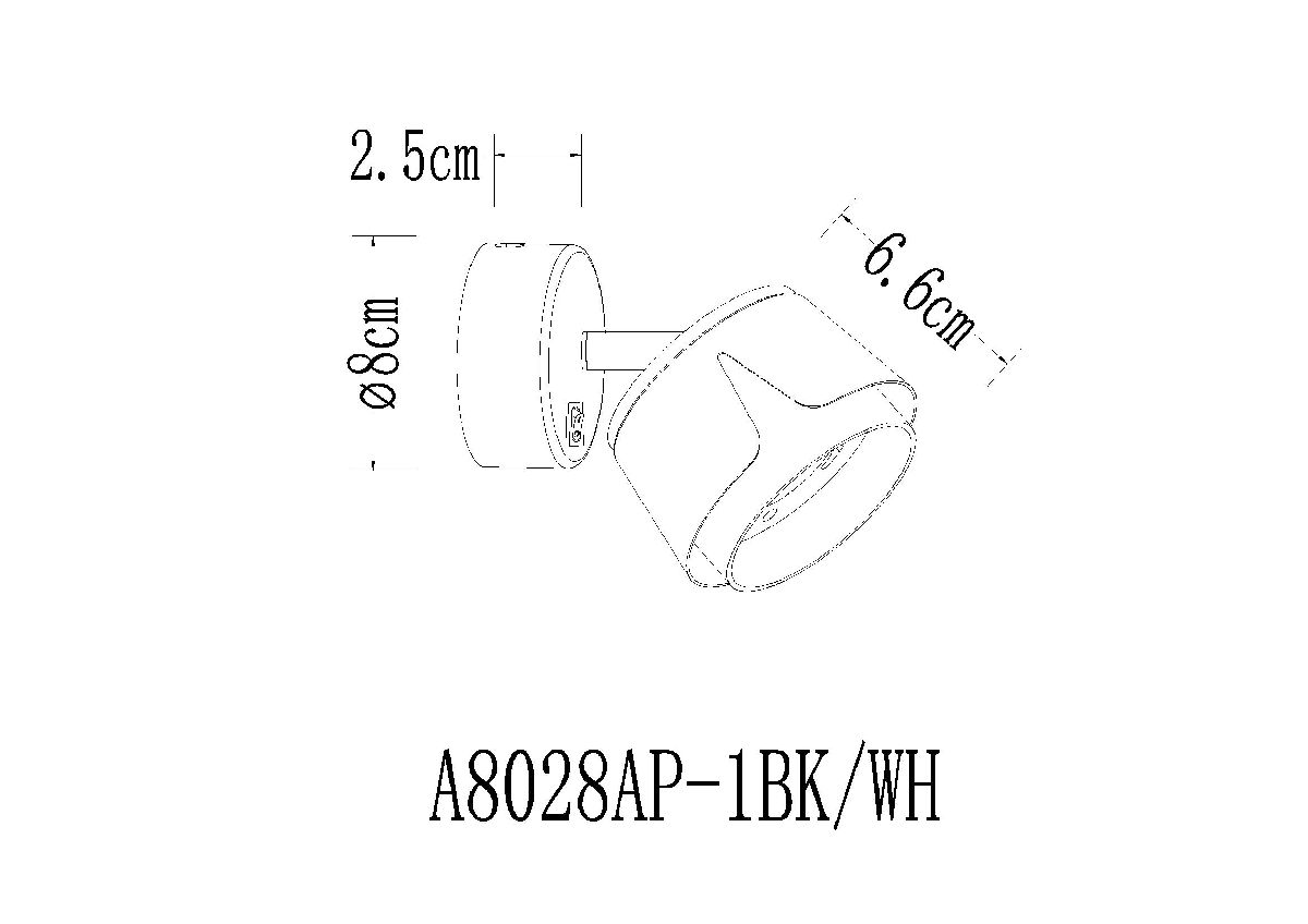 Спот Arte Lamp Amaks A8028AP-1WH в Санкт-Петербурге