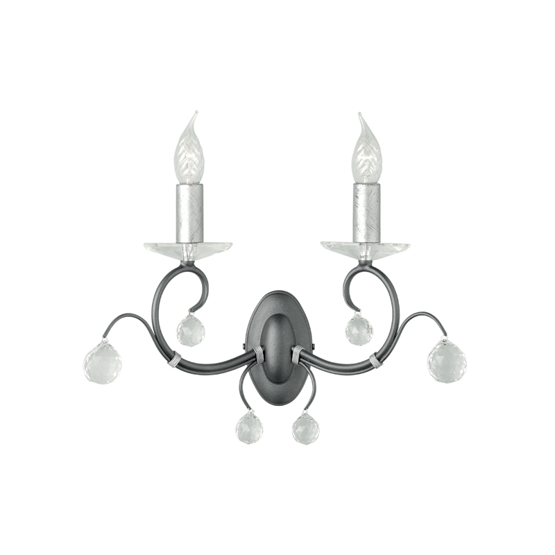 Бра Elstead Lighting Lunetta LUN 2 BLK/SIL в Санкт-Петербурге