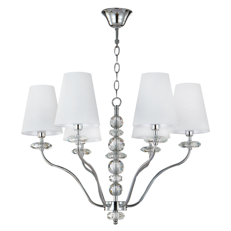 Подвесная люстра Crystal Lux ARMANDO SP6 CHROME в #REGION_NAME_DECLINE_PP#