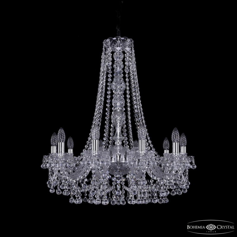 Подвесная люстра Bohemia Ivele Crystal 1409/10/240/h-76 Ni в Санкт-Петербурге