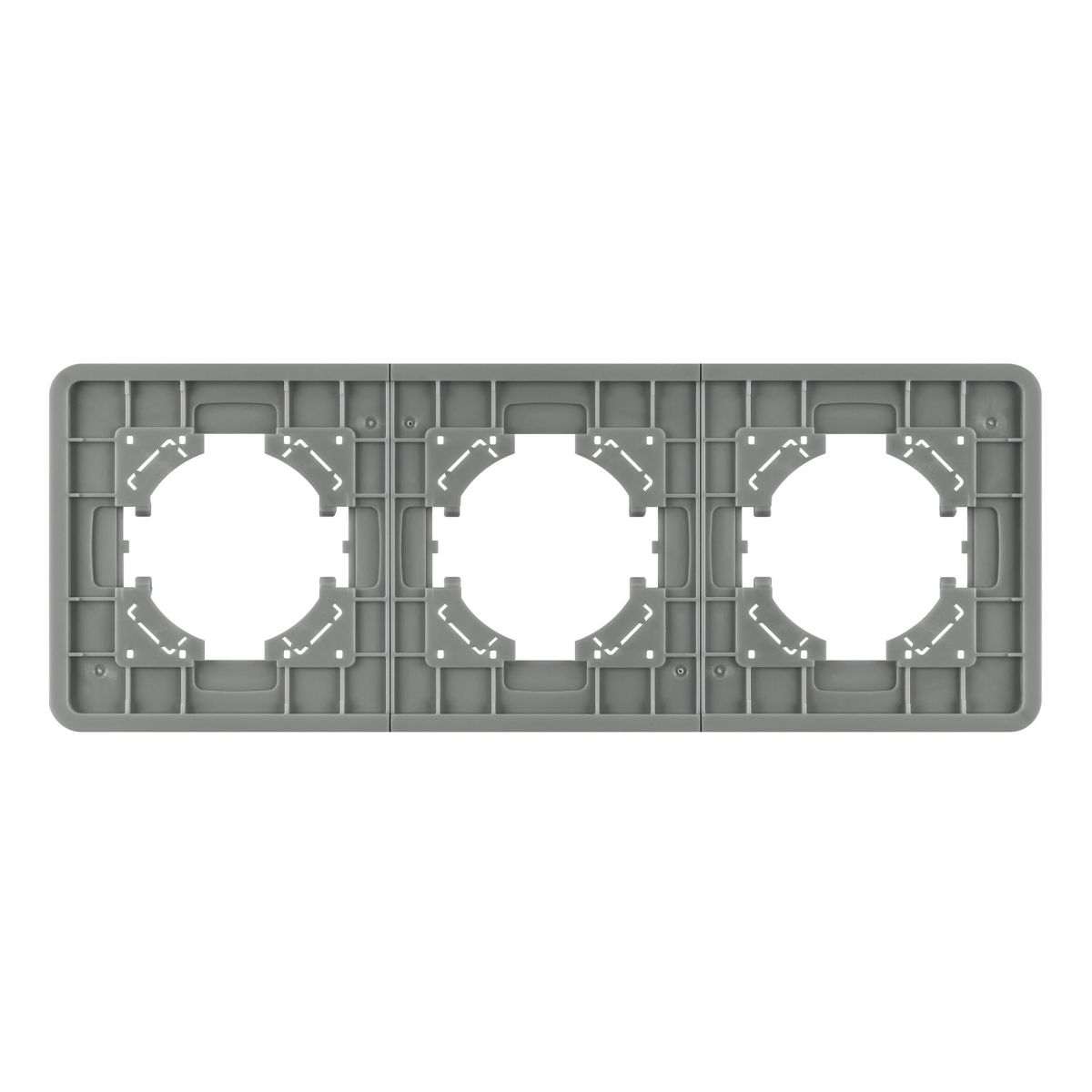 Рамка на 3 поста стеклянная Arlight FRM-OMALI-GS-3-GR 049698 в Санкт-Петербурге