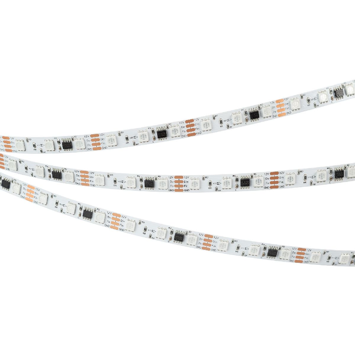 Светодиодная лента Arlight SPI-B60-10mm 12V RGB-PX3-BPT (12 W/m, IP20, 5060, 5m) 039179 в Санкт-Петербурге