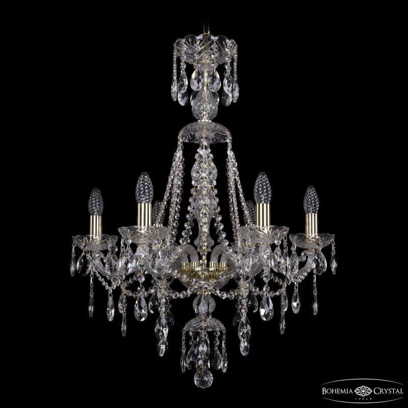 Подвесная люстра Bohemia Ivele Crystal 1415/6/200/XL-77 G в Санкт-Петербурге