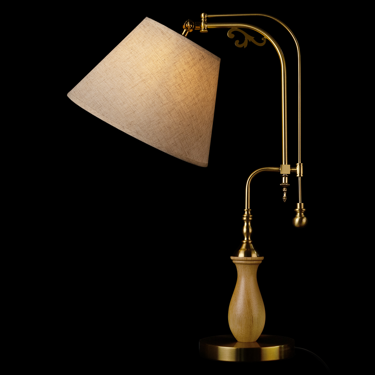 Настольная лампа Loft IT Elaine 10569T Light wood в #REGION_NAME_DECLINE_PP#
