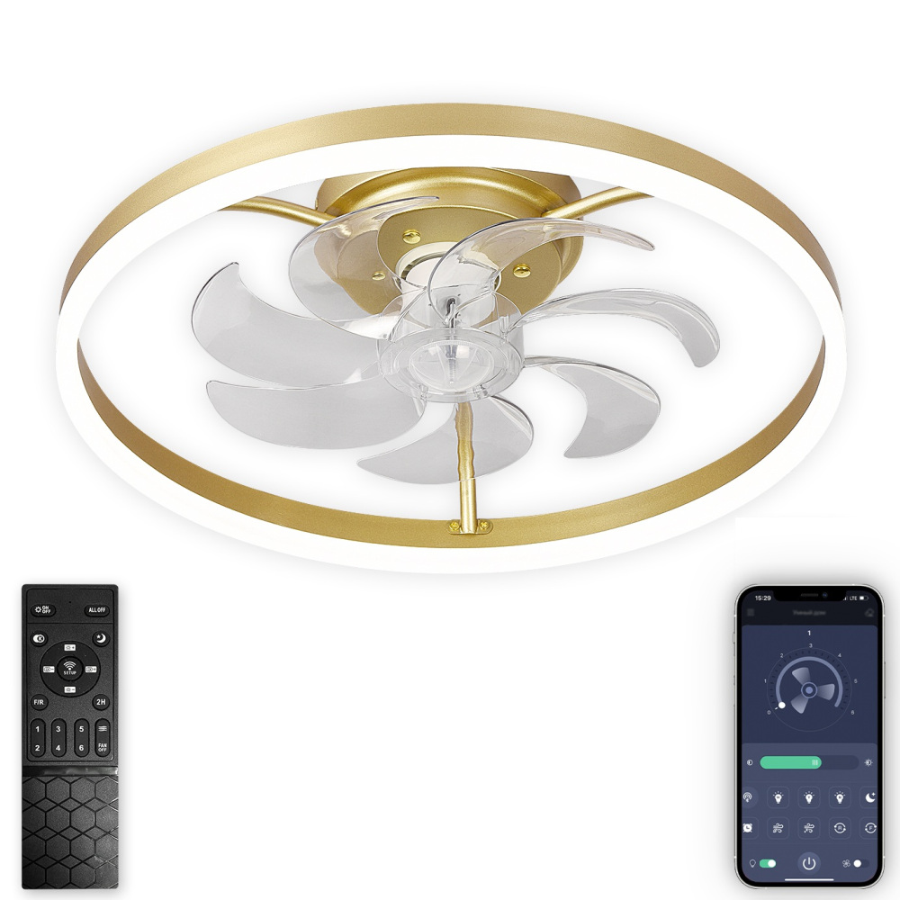 Люстра-вентилятор Natali Kovaltseva Ledfan LED LAMPS 81491 в Санкт-Петербурге