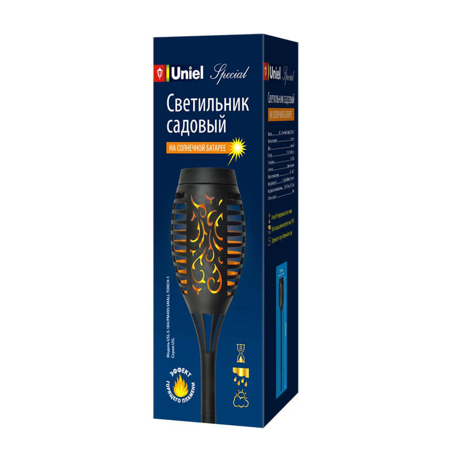Светильник на солнечных батареях (UL-00006559) Uniel Маленький факел-1 USL-S-184/PM495 Small Torch-1 в Санкт-Петербурге