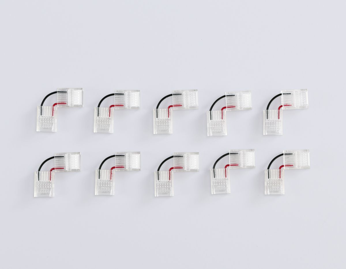 Соединитель угловой Ambrella Light Illumination COB 12/24V для лент 12mm (2 конт.) (10шт. в комплекте) GS6871 в #REGION_NAME_DECLINE_PP#