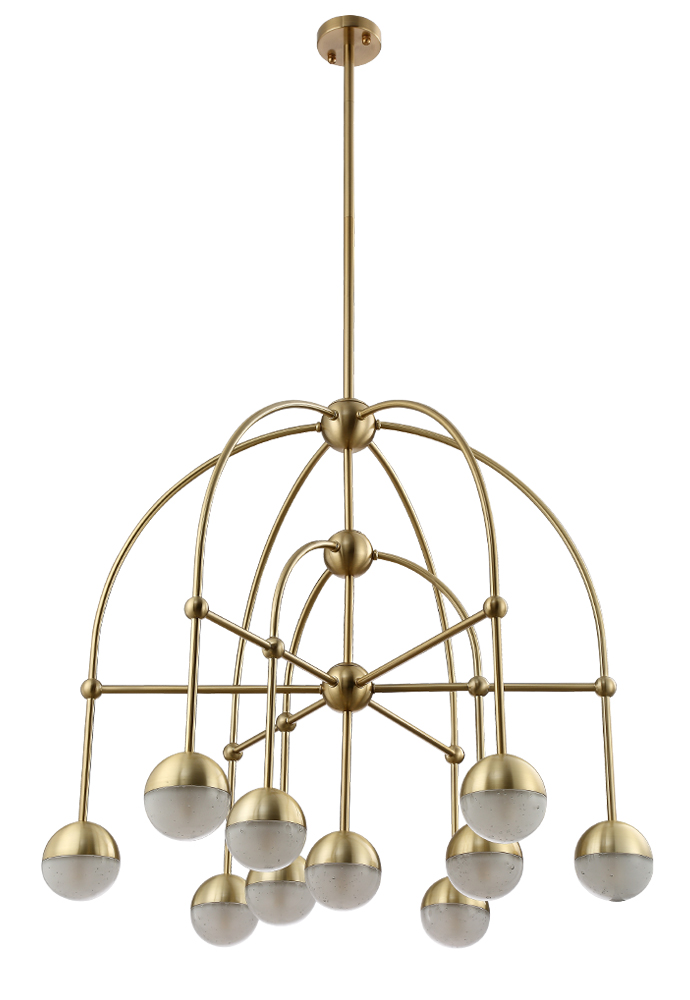 Люстра на штанге Crystal Lux Truena TRUENA SP-PL6+3+1 BRONZE в Санкт-Петербурге