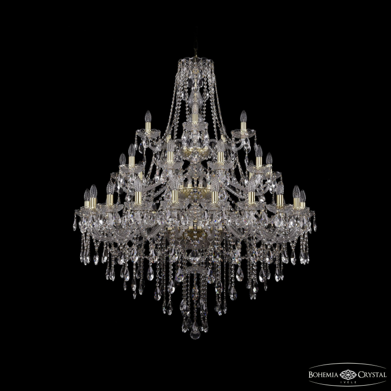 Подвесная люстра Bohemia Ivele Crystal 1415/20+10+5/400/3d Ni в Санкт-Петербурге