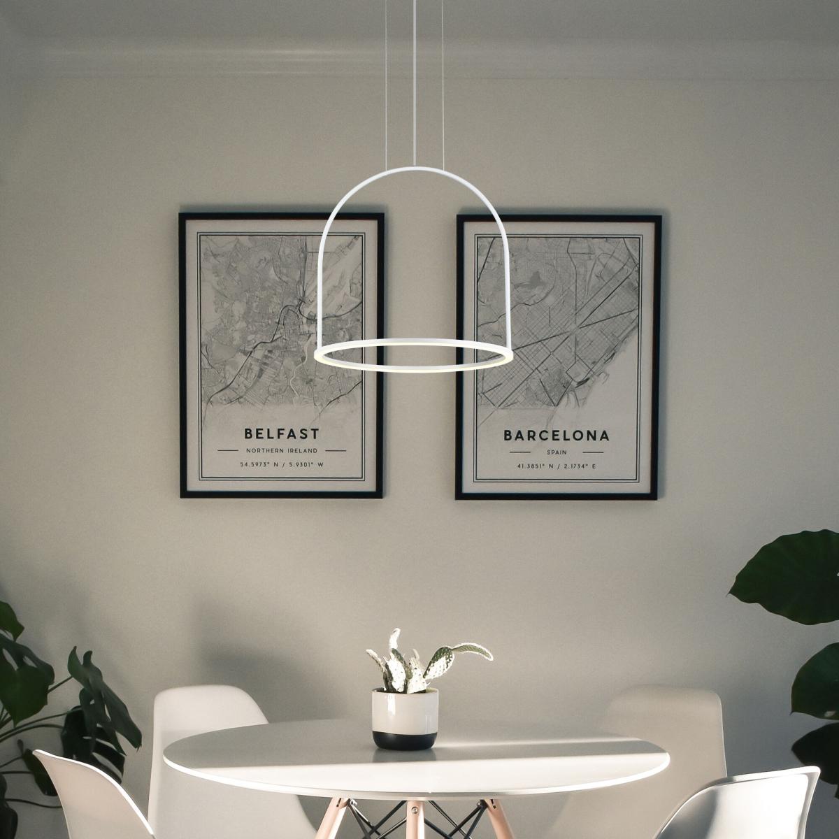 Подвесной светильник Eurosvet Over 90322/1 белый a064957 в #REGION_NAME_DECLINE_PP#