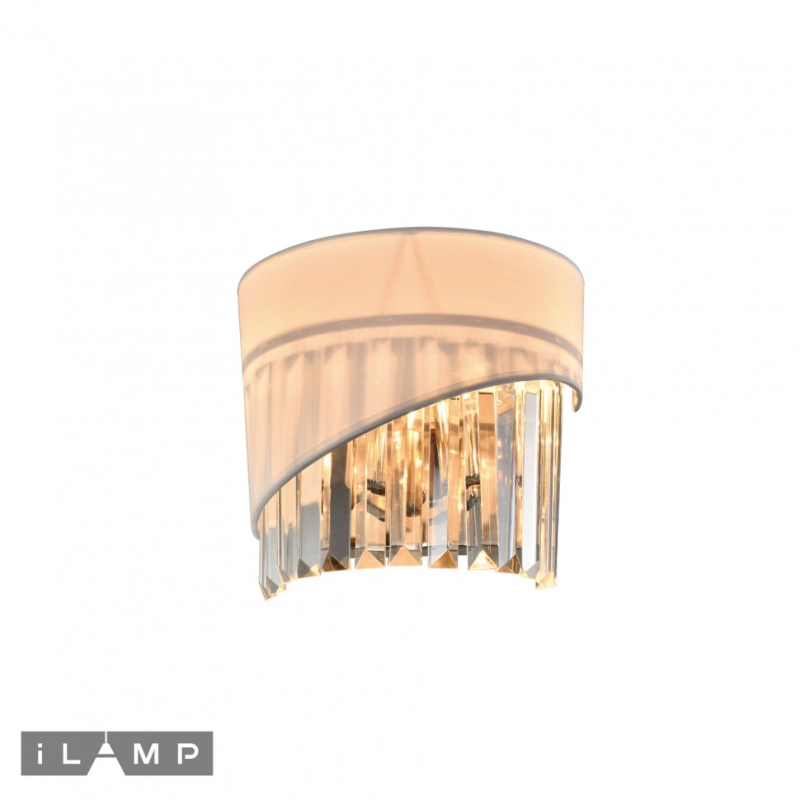 Настенный светильник iLamp Casa W9508-2 Nickel в #REGION_NAME_DECLINE_PP#